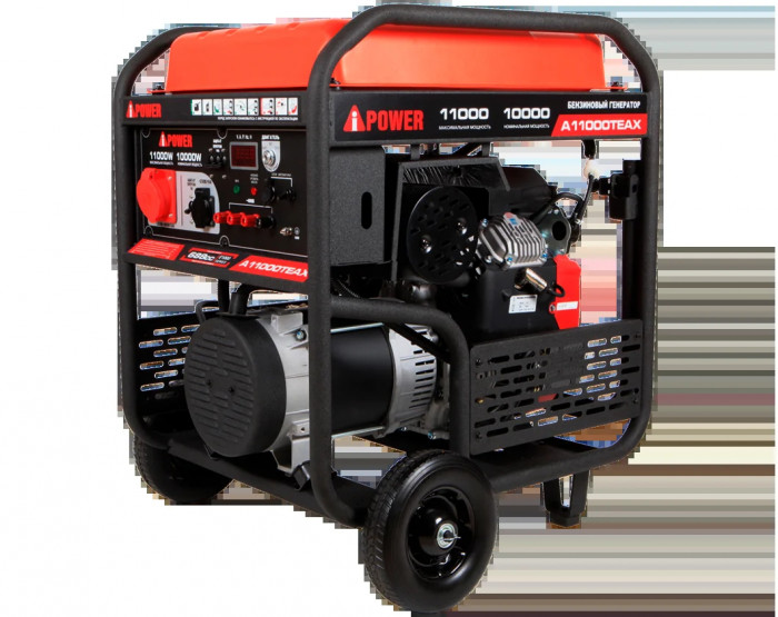 Бензиновый генератор A-iPower A11000TEAX в супертихом зимнем кожухе 1570 с блоком автозапуска 230/400В, 63А (20124_6)