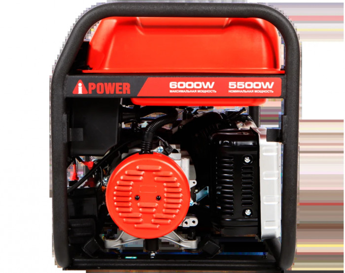 Бензиновый генератор A-iPower A6000EAX в супер тихом зимнем кожухе с блоком автозапуска 230/400В, 63А 