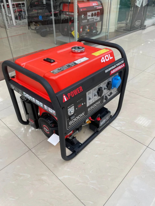 Бензиновый генератор A-iPower A6000EAX в супер тихом зимнем кожухе с блоком автозапуска 230/400В, 63А 