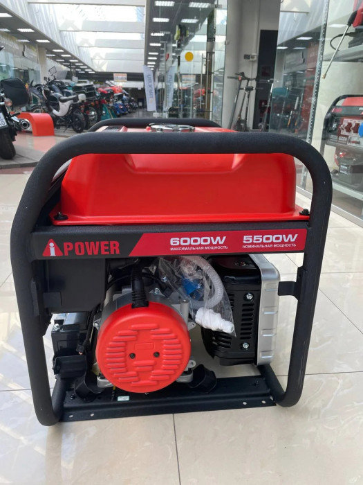 Бензиновый генератор A-iPower A6000EAX в супер тихом зимнем кожухе с блоком автозапуска 230/400В, 63А 