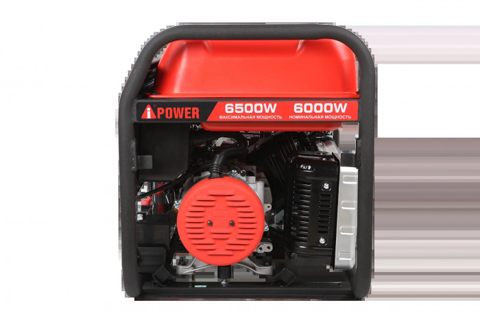 Бензиновый генератор A-iPower A6500EA с электростартером, 6 кВт, 230В (20109) в зимнем шумозащитном кожухе 1400 с автозапуском