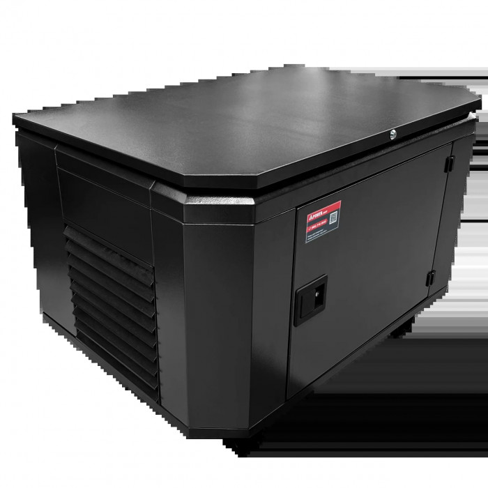 Бензиновый генератор A-iPower A6500EA с электростартером, 6 кВт, 230В (20109) в зимнем шумозащитном кожухе 1400 с автозапуском