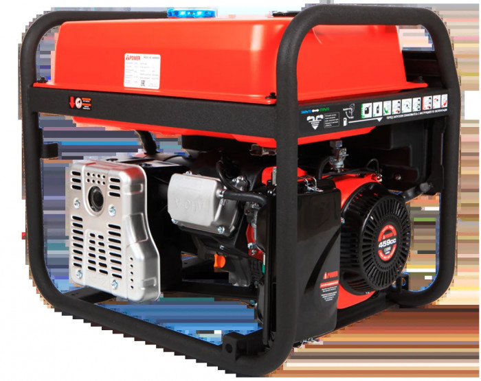 Бензиновый генератор A-iPower A9000EAX в тихом зимнем кожухе 