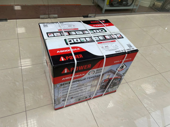 Бензиновый генератор A-iPower A9000EAX в тихом зимнем кожухе 