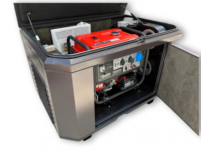 Бензиновый генератор A-iPower A7500EA в супертихом зимнем кожухе 