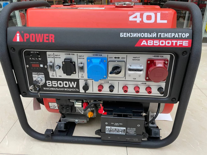 Бензиновый генератор A-iPower A8500TFE в супер тихом зимнем кожухе с блоком автозапуска A-iPower 230В, 100А 