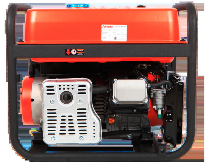 Бензиновый генератор A-iPower A9000TEAX с электростартером, 8.5 кВт, 230/400В (20122) в зимнем шумозащитном кожухе 1400 с автозапуском