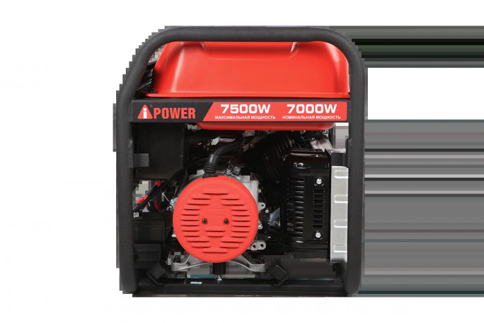 Бензиновый генератор A-iPower A7500TEA с электростартером, 7 кВт, 230/400В трехфазный (20114)