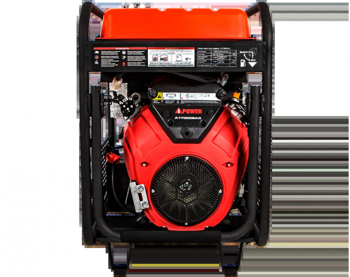Бензиновый генератор A-iPower A17000EAX с электростартером, 15 кВт, 230В (20127) в зимнем шумозащитном кожухе 1700 с автозапуском