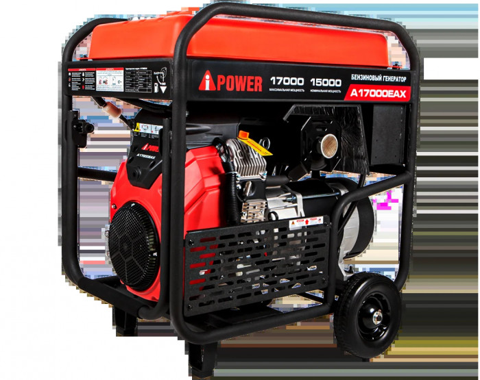 Бензиновый генератор A-iPower A17000EAX с электростартером, 15 кВт, 230В (20127) в зимнем шумозащитном кожухе 1700 с автозапуском