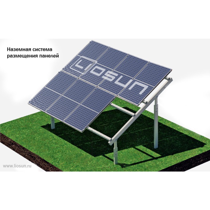 Наземная опорная конструкция