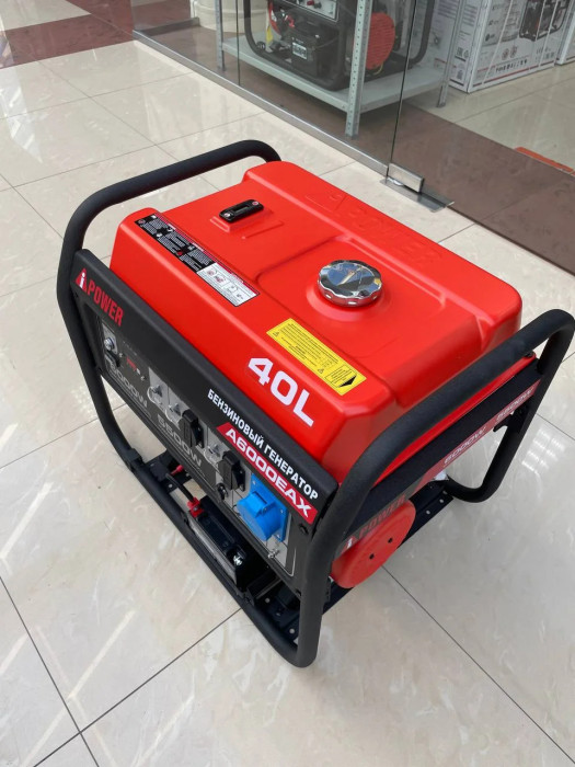 Бензиновый генератор A-iPower A6000EAX с электростартером, 5.5 кВт, 230В (20118) в зимнем шумозащитном кожухе 1200 с автозапуском