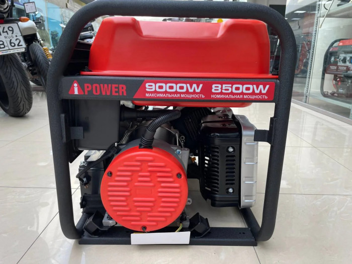 Бензиновый генератор A-iPower A9000EAX в супер тихом зимнем кожухе с блоком автозапуска 230/400В, 63А 