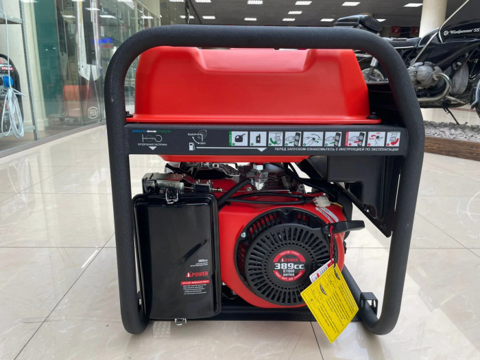 Бензиновый генератор A-iPower A5500EA с электростартером, 5кВт, 230В (20106) в зимнем шумозащитном кожухе 1200 с автозапуском (20106КА)