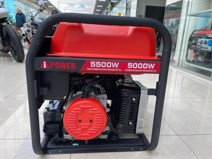Бензиновый генератор A-iPower A5500EA с электростартером, 5кВт, 230В (20106) в зимнем шумозащитном кожухе 1200 с автозапуском (20106КА)