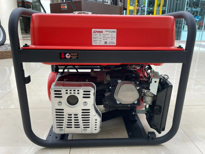 Бензиновый генератор A-iPower A5500EA с электростартером, 5кВт, 230В (20106) в зимнем шумозащитном кожухе 1200 с автозапуском (20106КА)