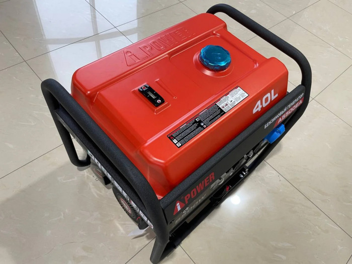 Бензиновый генератор A-iPower A5500EA с электростартером, 5кВт, 230В (20106) в зимнем шумозащитном кожухе 1200 с автозапуском (20106КА)