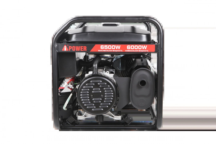 Бензиновый генератор для дома A-iPower Lite AP6500E в супер тихом зимнем кожухе с блоком автозапуска 230/400В, 63А 