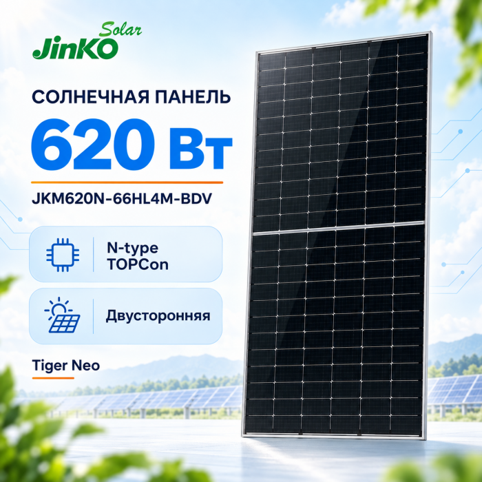 JINKO SOLAR 620W JKM620N-66HL4M-BDV