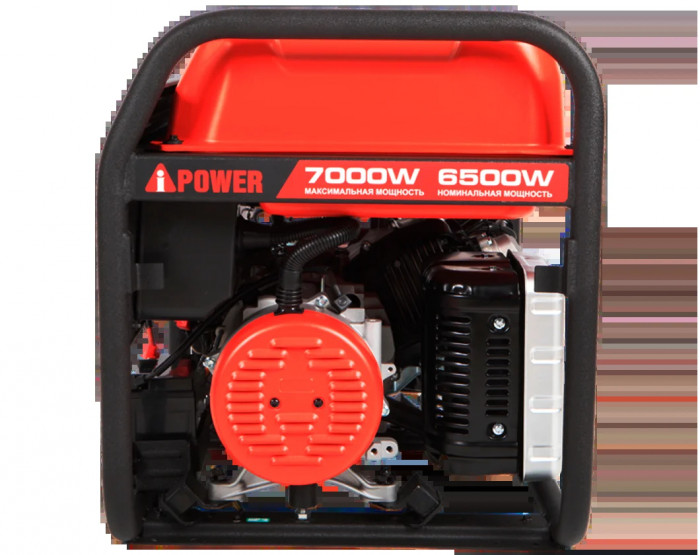 Бензиновый генератор A-iPower A7000EAX с электростартером, 6.5 кВт, 230В (20119) в зимнем шумозащитном кожухе 1200 с автозапуском